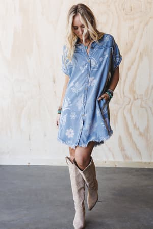 the-blues-denim-dress-light-denim/Blue