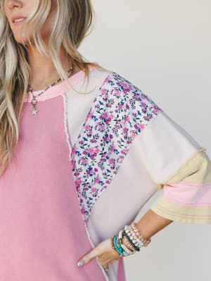 Endlessly Yours Terry Knit Dress - Rose L / Pink