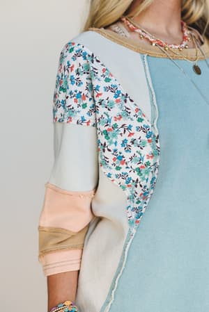 endlessly-yours-terry-knit-dress-teal/Blue