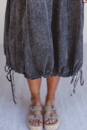 jungle-beat-cargo-maxi-dress-black/Black