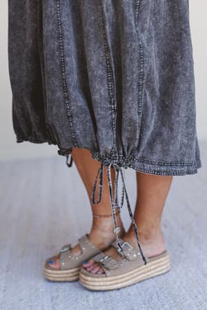jungle-beat-cargo-maxi-dress-black/Black