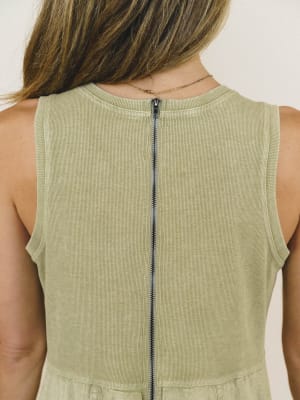 Jungle Beat Cargo Maxi Dress - Sage S / Sage