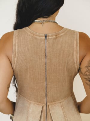 Jungle Beat Cargo Maxi Dress - Toast L / Toast