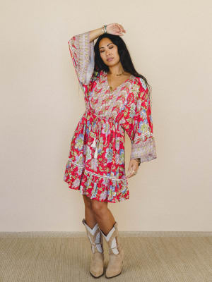 Dreamy Doll Printed Dress: undefined
