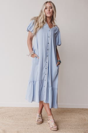Sonora Sun Button Down Maxi Dress: undefined