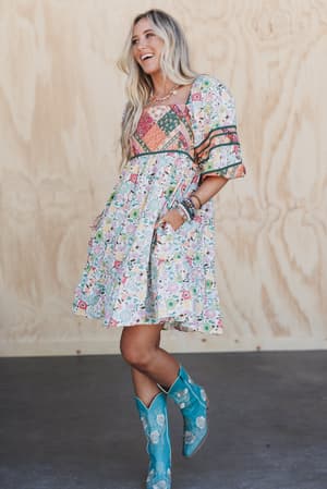 beyond-boundaries-floral-dress-white/White