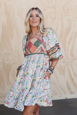 beyond-boundaries-floral-dress-white/White