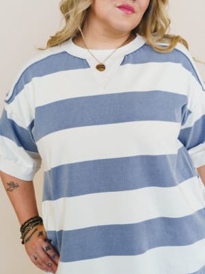 Bright Idea Tee Dress
- Blue L / Blue