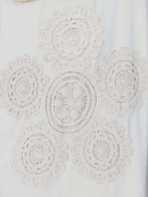 Vintage Flower Dress  - Natural L / Natural