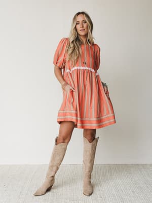 Solar Flare Dress
- Tangerine S / Tangerine
