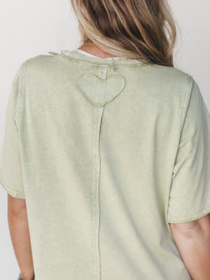 Skye Maxi Tee Dress - Sage M / Sage