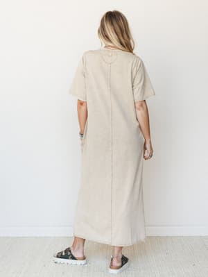 Skye Maxi Tee Dress - Toast L / Toast