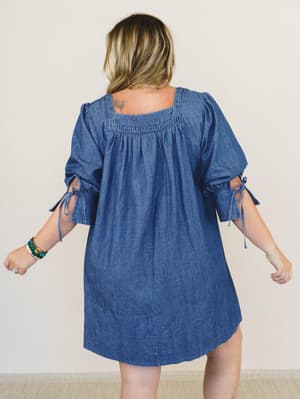 Her Journey Dress - Dark Denim M / Dark Denim