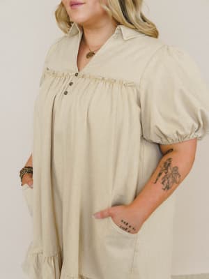 Fables and Folktales 
Dress - Khaki L / Khaki