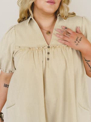Fables and Folktales 
Dress - Khaki L / Khaki