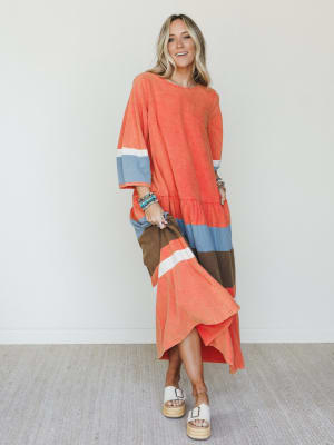 Savanna Maxi Dress - Rust L / Rust
