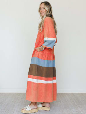 Savanna Maxi Dress - Rust L / Rust