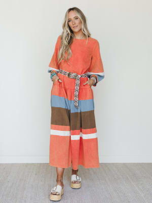 Savanna Maxi Dress - Rust L / Rust