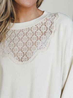 Spring Lily Tunic - Ecru L / Ecru