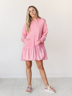 Full Swing Dress - Antique Rose S / Antique Rose