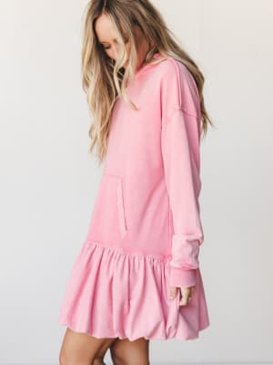 Full Swing Dress - Antique Rose S / Antique Rose