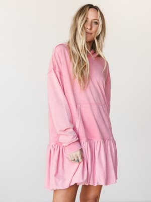 Full Swing Dress - Antique Rose S / Antique Rose
