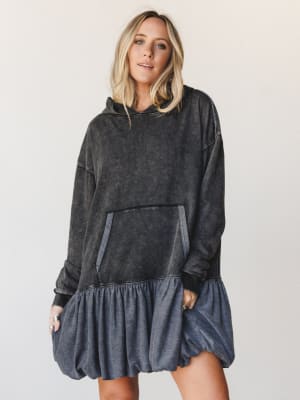 Full Swing Dress - Black S / Black