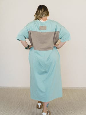Golden Ray Star Maxi Dress - Dusty Sage S / Dusty Sage