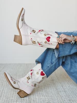Elsie Bootie - Pink Beige 6 / Pink Beige