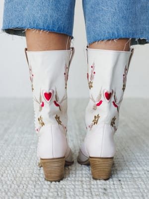 Elsie Bootie - Pink Beige 6 / Pink Beige