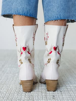 Elsie Bootie - Pink Beige 6 / Pink Beige