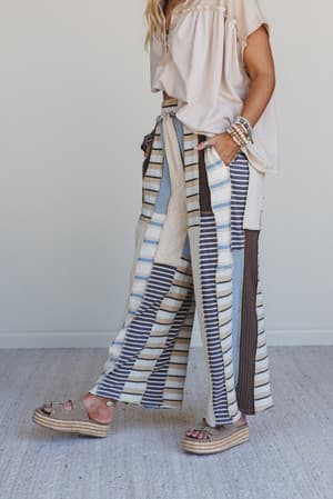 eclectic-stripes-wide-leg-pants-blue/Blue