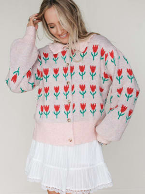 Sweet Petals Cardigan: undefined