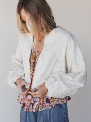 In The Details Jacket - Beige L / Beige