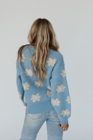 rainy-bloom-sweater-blue/Blue