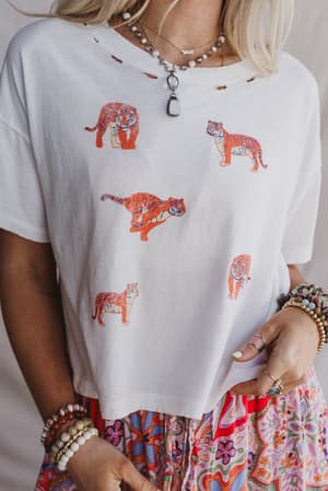 Wild Tracks Graphic Tee: undefined