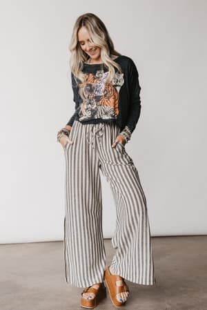 the-nest-ibiza-breeze-drawstring-pants-taupe-black/Taupe