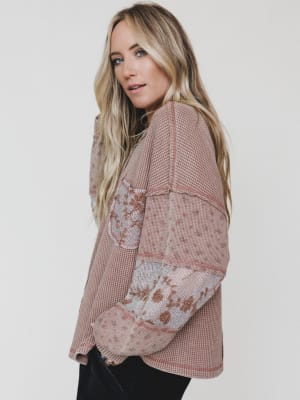 Daytime Cozy Top - Mocha L / Mocha