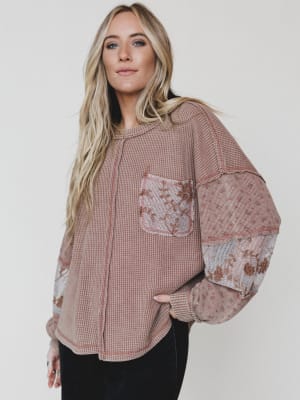 Daytime Cozy Top - Mocha L / Mocha