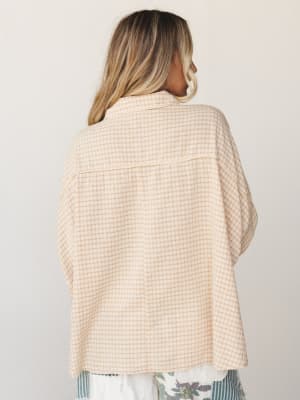 Poppy Button Down Blouse - Mustard L / Mustard