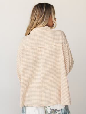 Poppy Button Down Blouse - Mustard L / Mustard