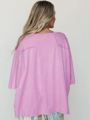 All In Love Tee - Candy Pink L / Candy Pink