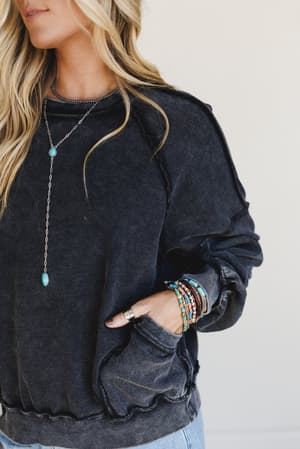 No Limits Pullover Top: undefined