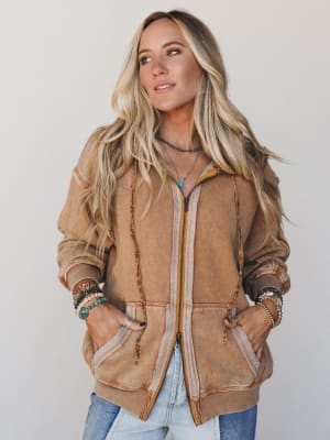 Golden Ray Zip Up Hoodie: undefined