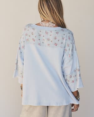 Top Notch Terry Knit Top - Blue L / Blue