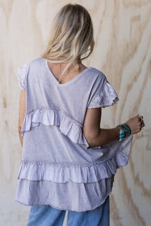 simple-sweet-ruffle-tunic-mocha/Purple Mocha