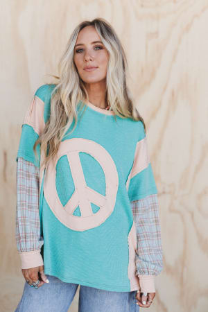 patch-your-soul-peace-top-green/Green