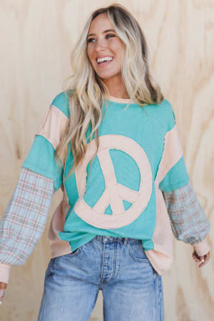Patch Your Soul Peace Top: undefined