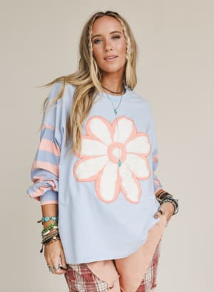 Blossom Lane Flower Patch Top: undefined