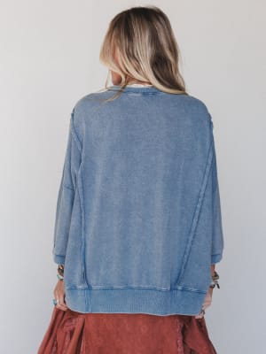 Love Wild Top - Denim L / Denim
